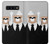 S3557 Bear in Black Suit Hülle Schutzhülle Taschen für Samsung Galaxy S10 Plus