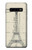 S3474 Eiffel Architectural Drawing Hülle Schutzhülle Taschen für Samsung Galaxy S10