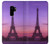 S3447 Eiffel Paris Sunset Hülle Schutzhülle Taschen für Samsung Galaxy S9 Plus