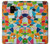S3391 Abstract Art Mosaic Tiles Graphic Hülle Schutzhülle Taschen für Samsung Galaxy S9