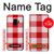 S3535 Red Gingham Hülle Schutzhülle Taschen für Samsung Galaxy S9