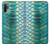S3414 Green Snake Scale Graphic Print Hülle Schutzhülle Taschen für Samsung Galaxy Note 10 Plus
