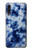 S3439 Fabric Indigo Tie Dye Hülle Schutzhülle Taschen für Samsung Galaxy A50