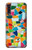 S3391 Abstract Art Mosaic Tiles Graphic Hülle Schutzhülle Taschen für Samsung Galaxy A70