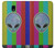 S3437 Alien No Signal Hülle Schutzhülle Taschen für Samsung Galaxy J7 (2018), J7 Aero, J7 Top, J7 Aura, J7 Crown, J7 Refine, J7 Eon, J7 V 2nd Gen, J7 Star