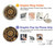 S3442 Clock Gear Hülle Schutzhülle Taschen für Samsung Galaxy J7 (2018), J7 Aero, J7 Top, J7 Aura, J7 Crown, J7 Refine, J7 Eon, J7 V 2nd Gen, J7 Star