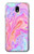 S3444 Digital Art Colorful Liquid Hülle Schutzhülle Taschen für Samsung Galaxy J7 (2018), J7 Aero, J7 Top, J7 Aura, J7 Crown, J7 Refine, J7 Eon, J7 V 2nd Gen, J7 Star