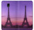 S3447 Eiffel Paris Sunset Hülle Schutzhülle Taschen für Samsung Galaxy J7 (2018), J7 Aero, J7 Top, J7 Aura, J7 Crown, J7 Refine, J7 Eon, J7 V 2nd Gen, J7 Star