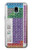 S3383 Periodic Table Hülle Schutzhülle Taschen für Samsung Galaxy J3 (2018), J3 Star, J3 V 3rd Gen, J3 Orbit, J3 Achieve, Express Prime 3, Amp Prime 3