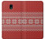 S3384 Winter Seamless Knitting Pattern Hülle Schutzhülle Taschen für Samsung Galaxy J3 (2018), J3 Star, J3 V 3rd Gen, J3 Orbit, J3 Achieve, Express Prime 3, Amp Prime 3