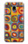 S3409 Squares Concentric Circles Hülle Schutzhülle Taschen für Samsung Galaxy J3 (2018), J3 Star, J3 V 3rd Gen, J3 Orbit, J3 Achieve, Express Prime 3, Amp Prime 3