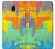 S3423 Brush Stroke Hülle Schutzhülle Taschen für Samsung Galaxy J3 (2018), J3 Star, J3 V 3rd Gen, J3 Orbit, J3 Achieve, Express Prime 3, Amp Prime 3