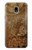 S3456 Vintage Paper Clock Steampunk Hülle Schutzhülle Taschen für Samsung Galaxy J3 (2018), J3 Star, J3 V 3rd Gen, J3 Orbit, J3 Achieve, Express Prime 3, Amp Prime 3