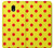 S3526 Red Spot Polka Dot Hülle Schutzhülle Taschen für Samsung Galaxy J3 (2018), J3 Star, J3 V 3rd Gen, J3 Orbit, J3 Achieve, Express Prime 3, Amp Prime 3