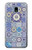 S3537 Moroccan Mosaic Pattern Hülle Schutzhülle Taschen für Samsung Galaxy J3 (2018), J3 Star, J3 V 3rd Gen, J3 Orbit, J3 Achieve, Express Prime 3, Amp Prime 3