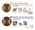 S3546 Roman Shield Blue Hülle Schutzhülle Taschen für Samsung Galaxy J3 (2018), J3 Star, J3 V 3rd Gen, J3 Orbit, J3 Achieve, Express Prime 3, Amp Prime 3