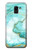 S3399 Green Marble Graphic Print Hülle Schutzhülle Taschen für Samsung Galaxy J6 (2018)