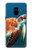 S3497 Green Sea Turtle Hülle Schutzhülle Taschen für Samsung Galaxy A8 (2018)
