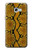 S3365 Yellow Python Skin Graphic Print Hülle Schutzhülle Taschen für Samsung Galaxy A5 (2017)
