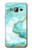 S3399 Green Marble Graphic Print Hülle Schutzhülle Taschen für Samsung Galaxy J3 (2016)