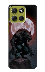 S4024 Werewolf Blood Moon Hülle Schutzhülle Taschen für Motorola Moto G86