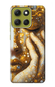 S4026 Women Crying Golden Tear Hülle Schutzhülle Taschen für Motorola Moto G86