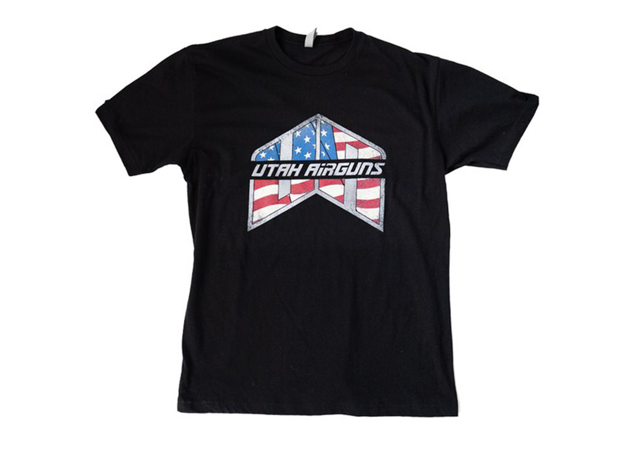 UA T-Shirt (Black w/ Flag Logo)