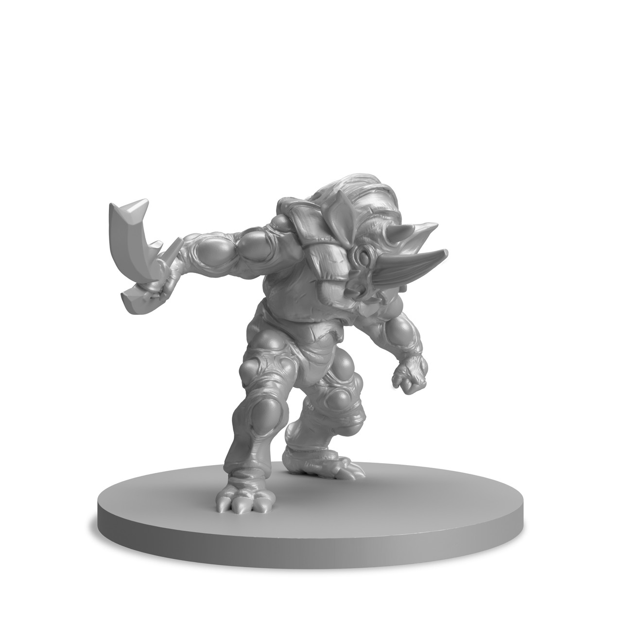 Kenth toy works アナザー・ライノレクサー　面取れソフビ STL Power Rangers Rhinoblaster Grown Mini - Renegade Game Studios