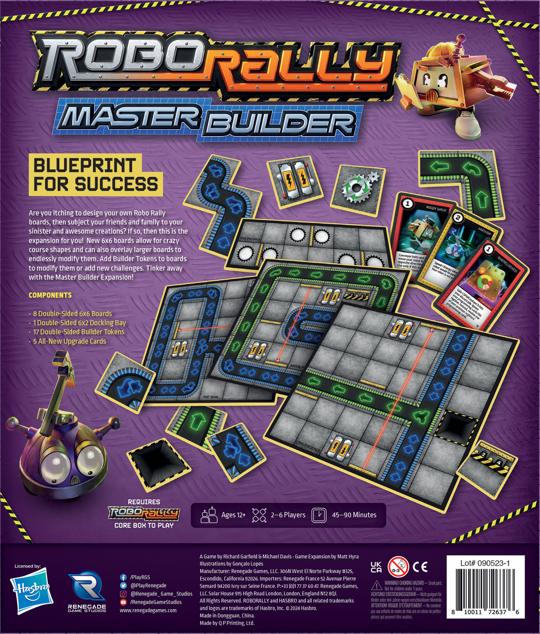 Renegade Game Studios: Robo Rally: 30th Anniversary Edition - Renegade Limited Edition, Deluxe Components, Strategy Board Game, Ages 12 , 2-8 Players