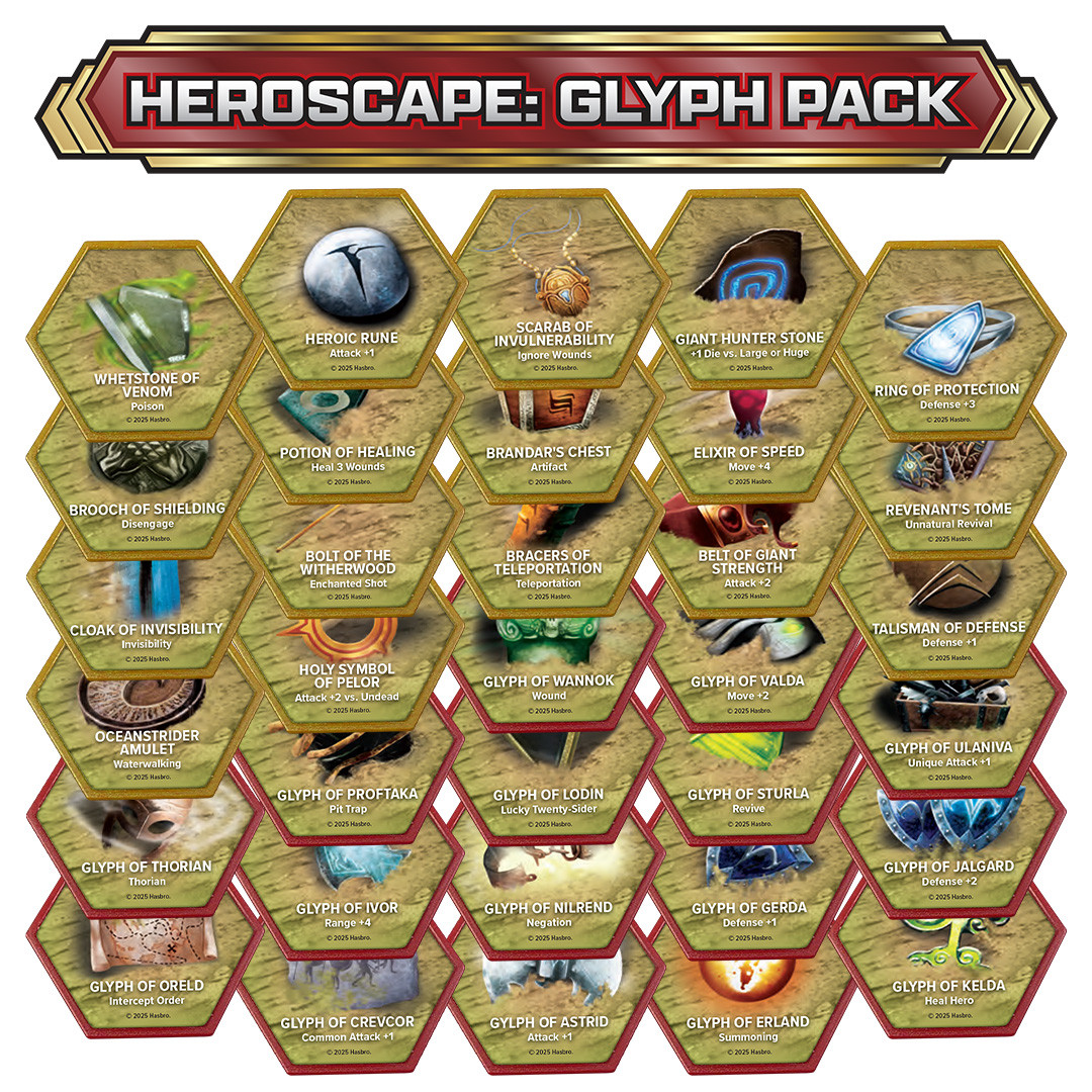 Heroscape Printable Glyphs