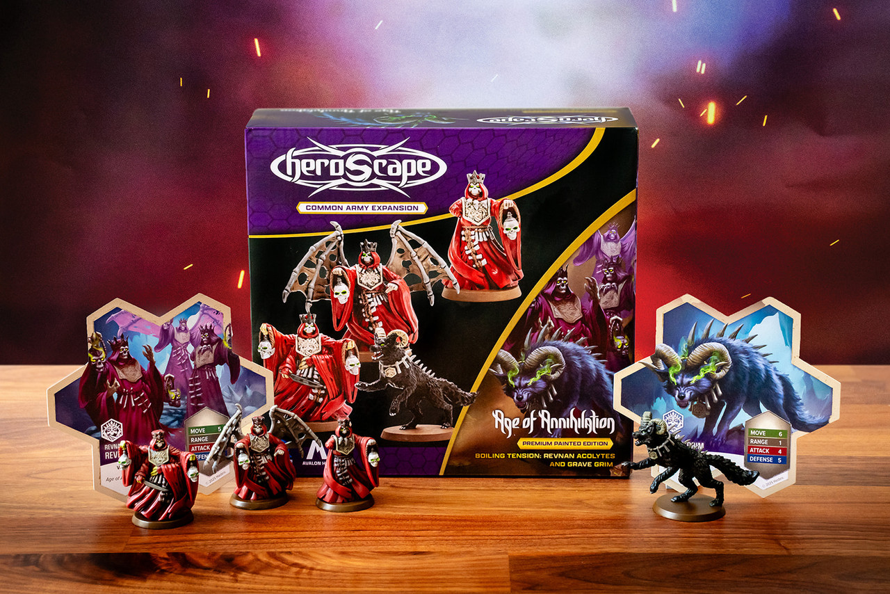 Heroscape: Revnan Acolytes & Grave Grim Common Army Expansion