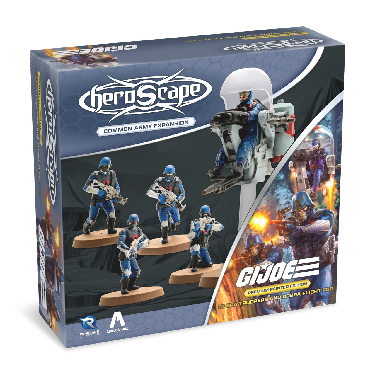 G.I. JOE Heroscape: COBRA Troopers & COBRA Flight Pod Army
