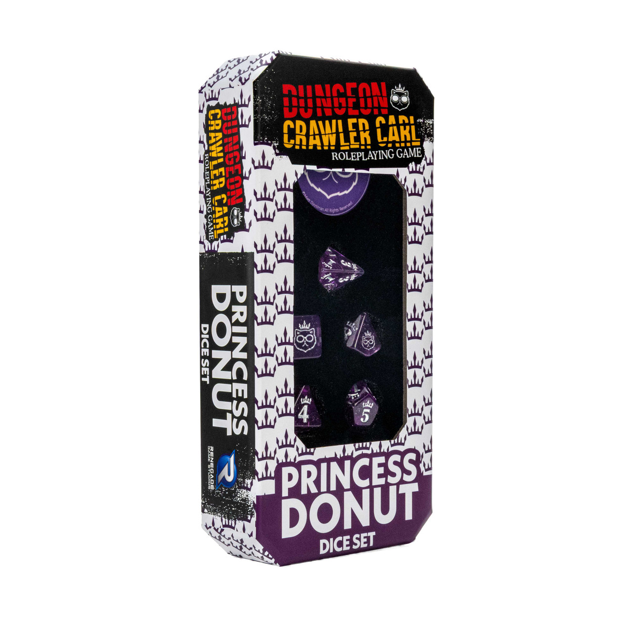 Dungeon Crawler Carl RPG: Princess Donut Dice Set