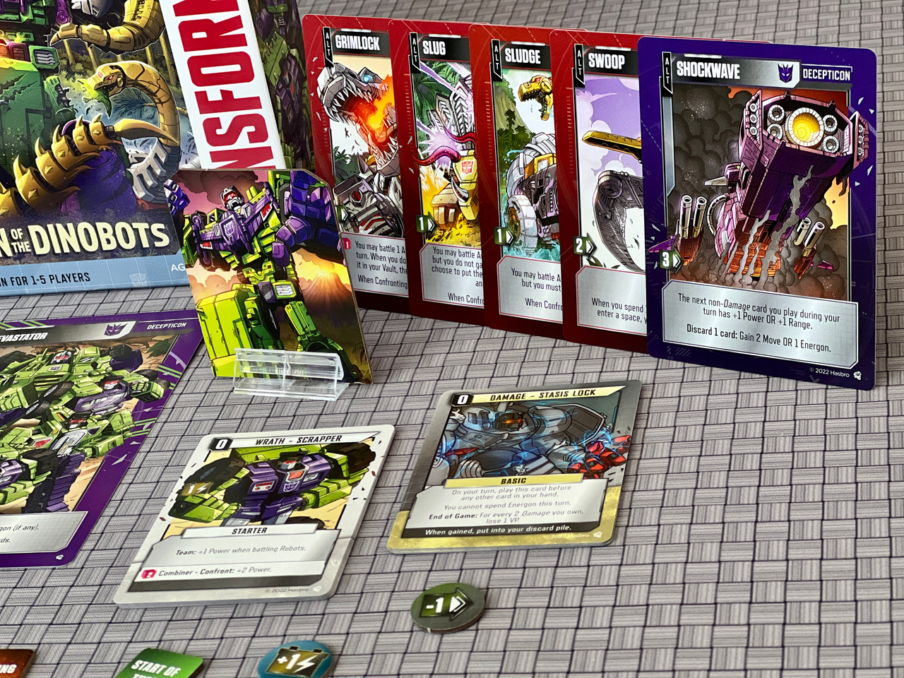 Transformers Deck-Building Game Dawn of the Dinobots Expansion