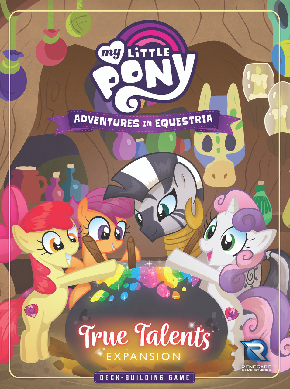 Extension Cartes Nouveaux Lieux Renegade Game Studios: My Little Pony Deck Building Game - Extension Scholarly Shenanigans - Plus De Lieux Et De Défis, à Partir De 14 Ans, 1 à 4 - 9