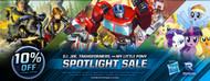 Spotlight Sale! Save on G.I. JOE, My Little Pony, and Transformers Games!