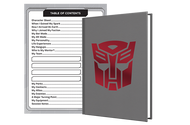 Transformers Roleplaying Game Expanded Character Journal Preview
