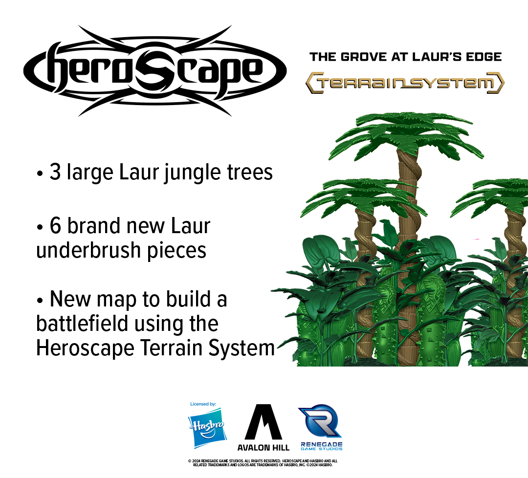 Heroscape The Grove at Laur’s Edge Terrain Expansion