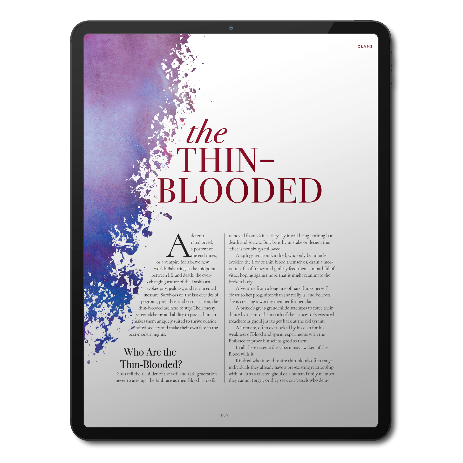 PDF Vampire: The Masquerade 5th Edition Core Rulebook