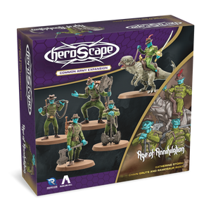 Heroscape: Chain Gruts & Ramosaur Rider Common Army Expansion 3D