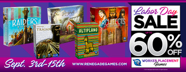Shop Our Labor Day Sale on our Worker Placement Games!