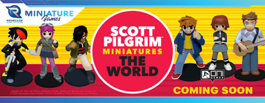 SCOTT PILGRIM MINIATURES THE WORLD RELEASES APRIL 7!