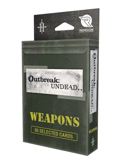 Outbreak Undead 2nd ed Weapons Deck 3d