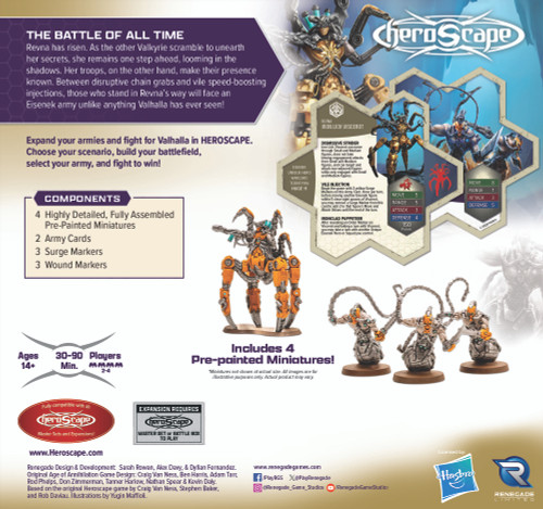 Heroscape: Revna's Rebuke: Iron Lich Viscerot and Necrotech ...