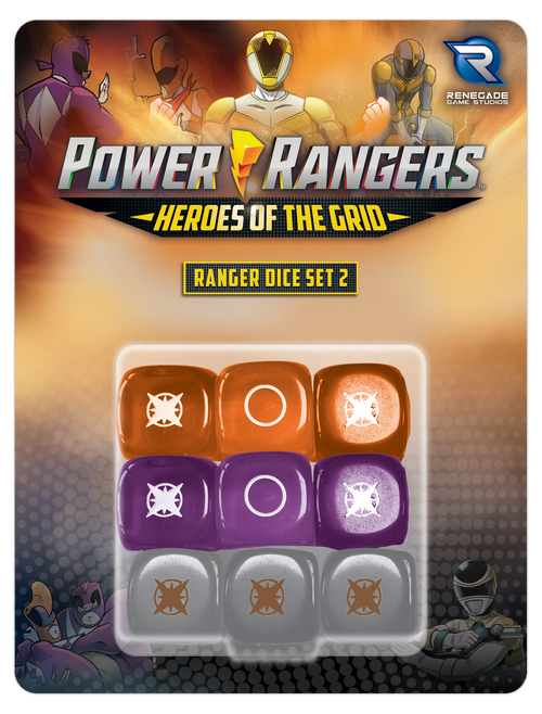 Power Rangers: Heroes of the Grid Ranger Dice Set #2