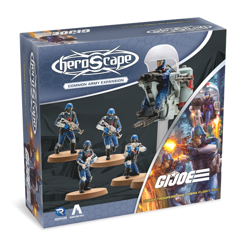 G.I. JOE Heroscape: COBRA Troopers & COBRA Flight Pod Army Expansion 3D