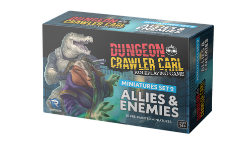 Dungeon Crawler Carl RPG: Allies & Enemies Minis Set 2 3D Front