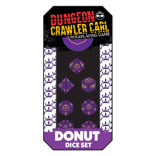 Dungeon Crawler Carl RPG: Princess Donut Dice Set PRE-ORDER