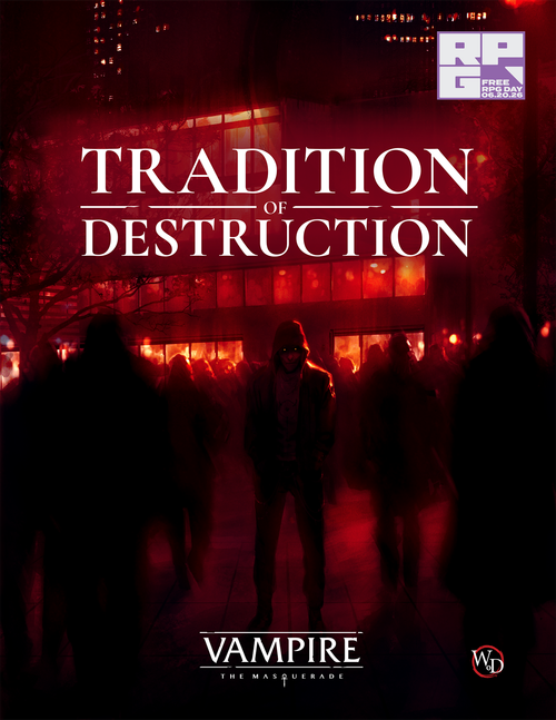 Vampire: The Masquerade 5th Edition Roleplaying Game Tradition of Destruction PRE-ORDER
