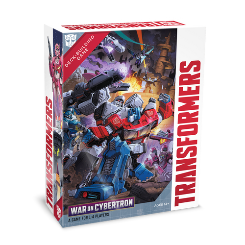 Transformers Deck-Building Game War on Cybertron Expansion 3D Box